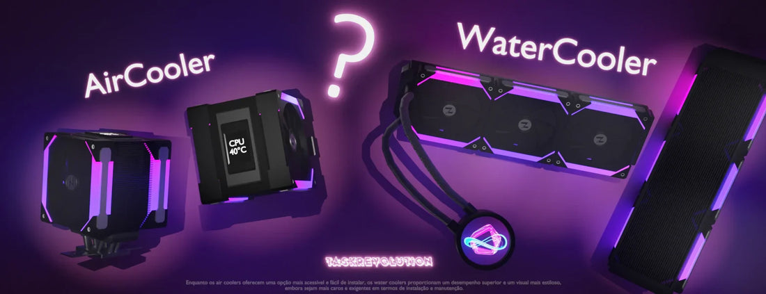 Na batalha do resfriamento: Air Cooler vs. Water Cooler - Qual é o melhor para o seu PC Gamer?