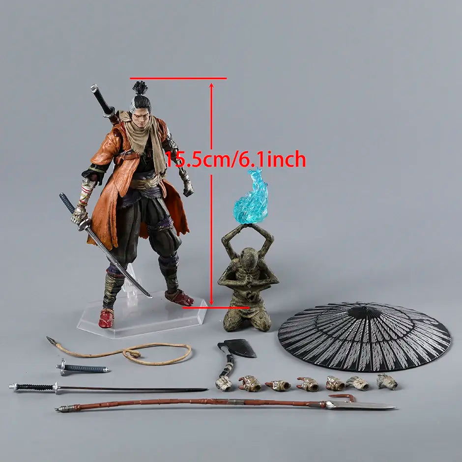 Posible figura de acción de Wolf - Shadows Die Twice Sekiro (15,5 cm)