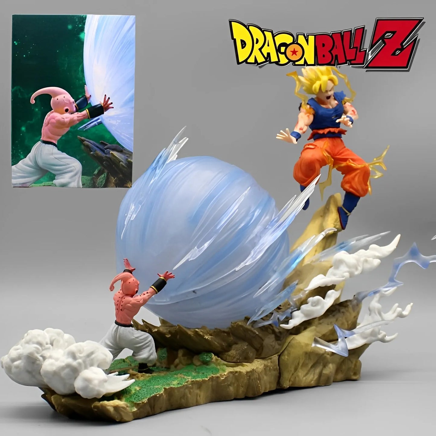 Action-Figure Dragon Ball Z Majin Buu Vs Son Goku