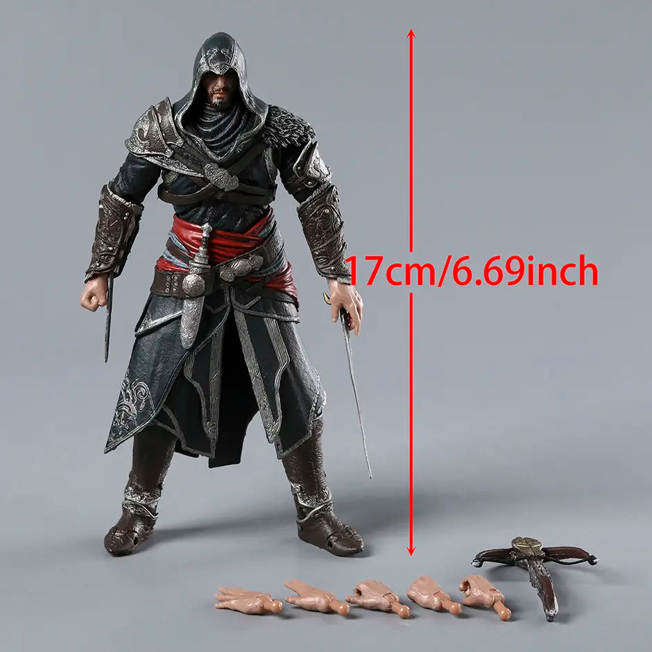 Figura articulada de Ezio Auditore - Revelaciones (17 cm)