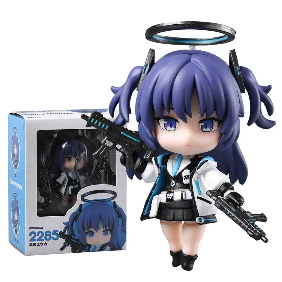 Figura articulada de Hayase Yuuka - Archivo Azul (10,5 cm)