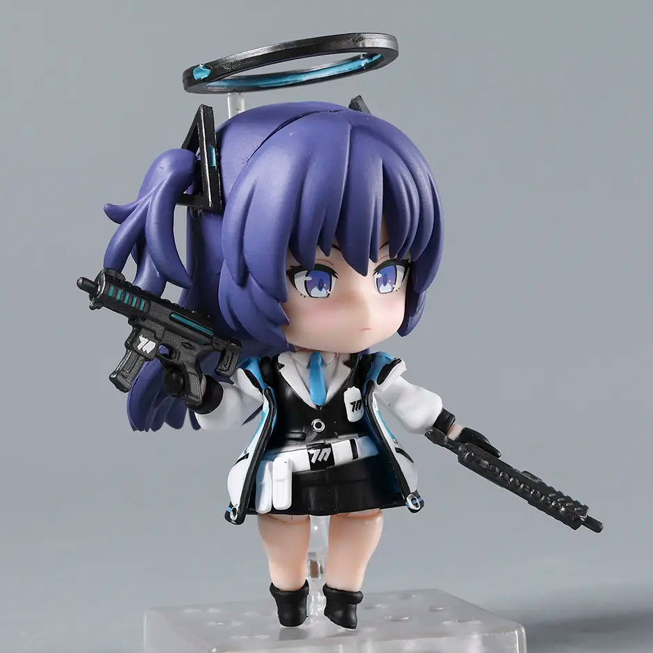 Figura articulada de Hayase Yuuka - Archivo Azul (10,5 cm)