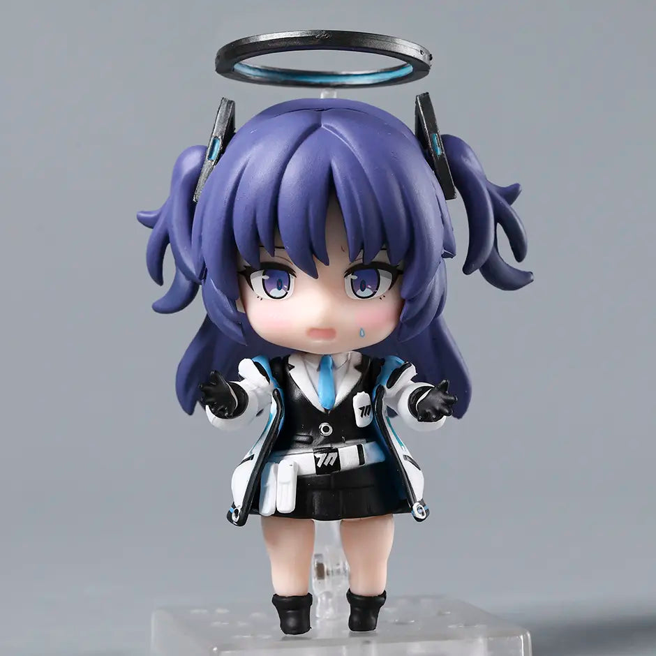 Figura articulada de Hayase Yuuka - Archivo Azul (10,5 cm)