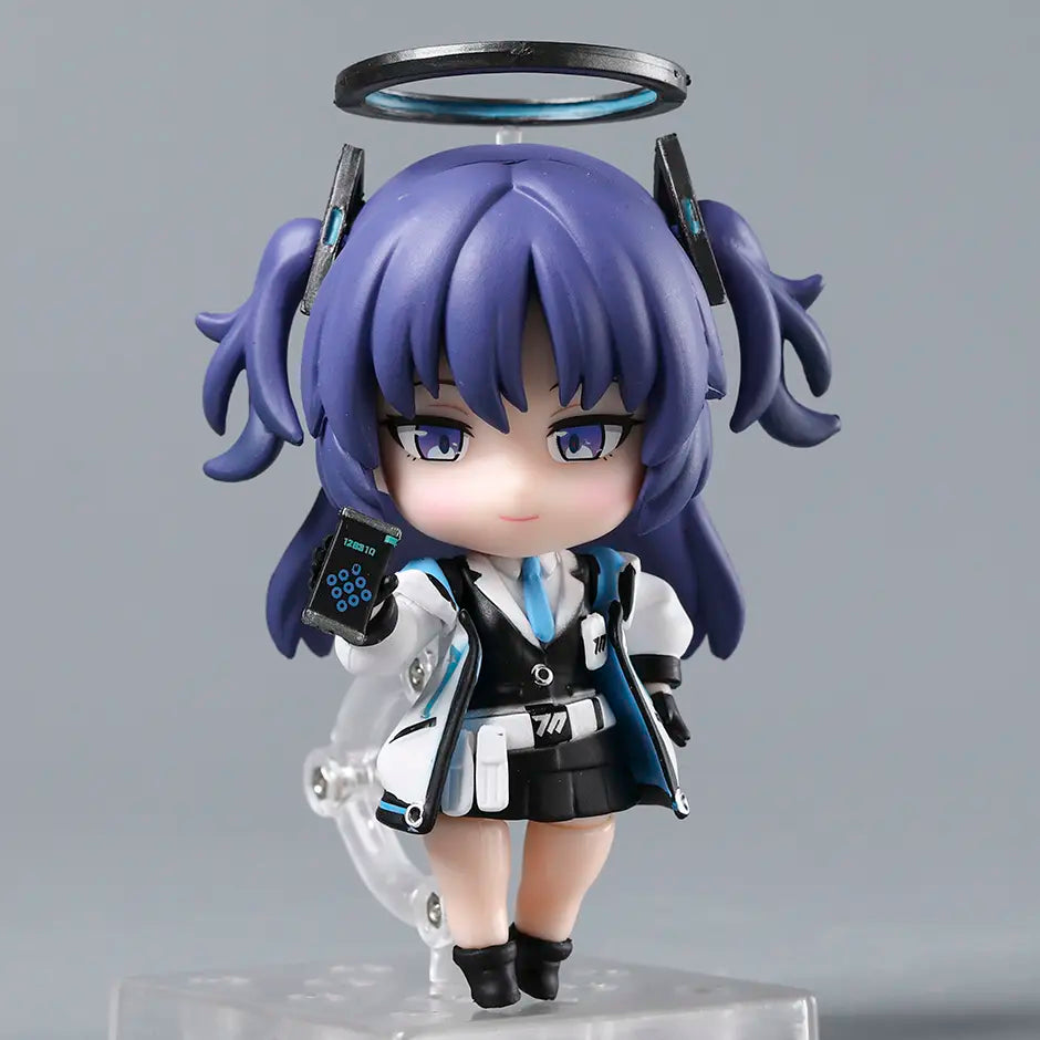 Figura articulada de Hayase Yuuka - Archivo Azul (10,5 cm)