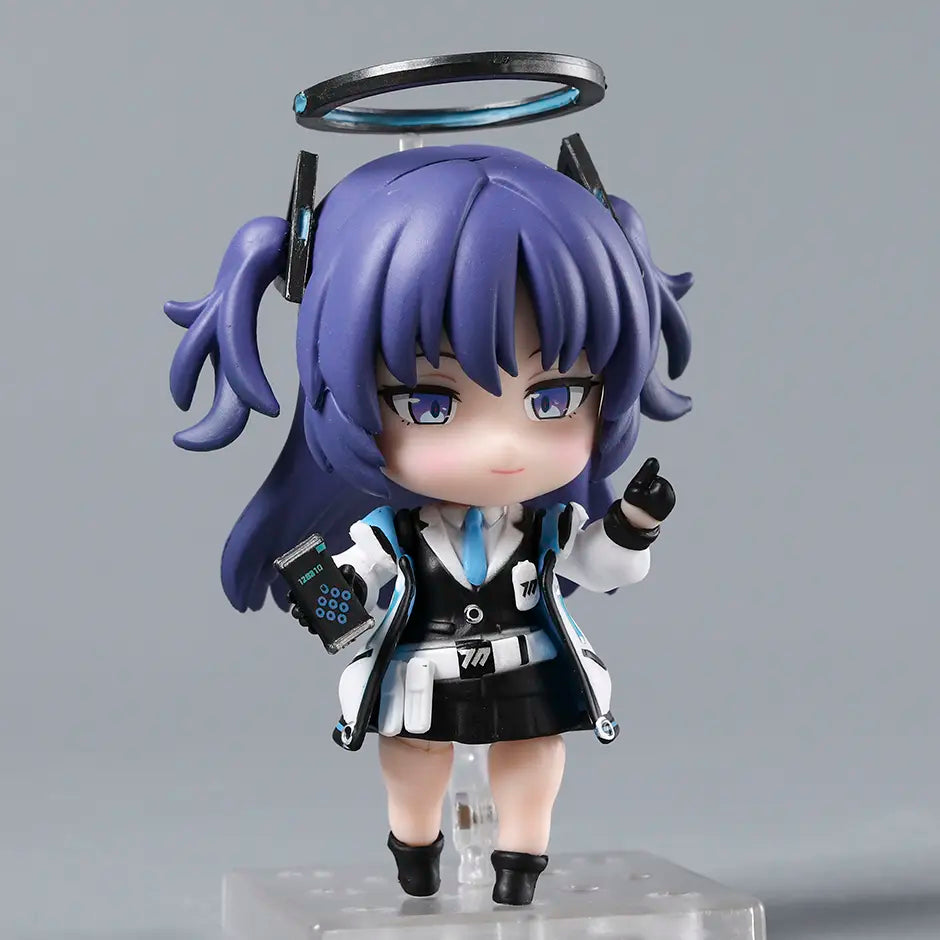 Figura articulada de Hayase Yuuka - Archivo Azul (10,5 cm)