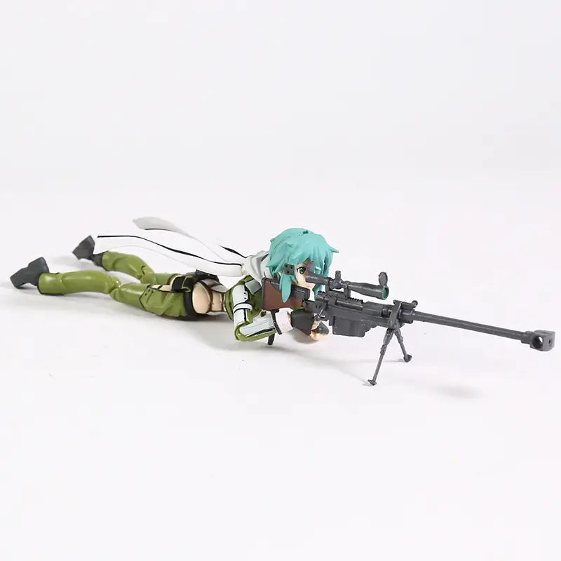 Posible figura de acción de Kirito, Asuna y Sinon - Sword Art Online (13-14 cm)
