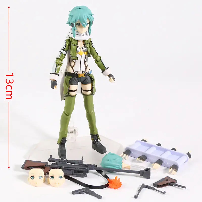 Posible figura de acción de Kirito, Asuna y Sinon - Sword Art Online (13-14 cm)