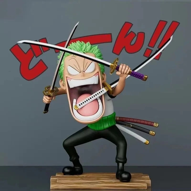 Figura de acción de dibujos animados de One Piece (juego de 3 piezas)