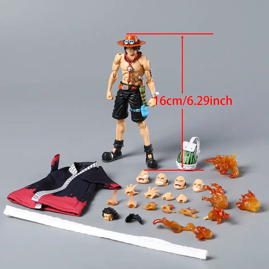 Posible figura de acción de Portgas D. Ace - One Piece (16 cm)