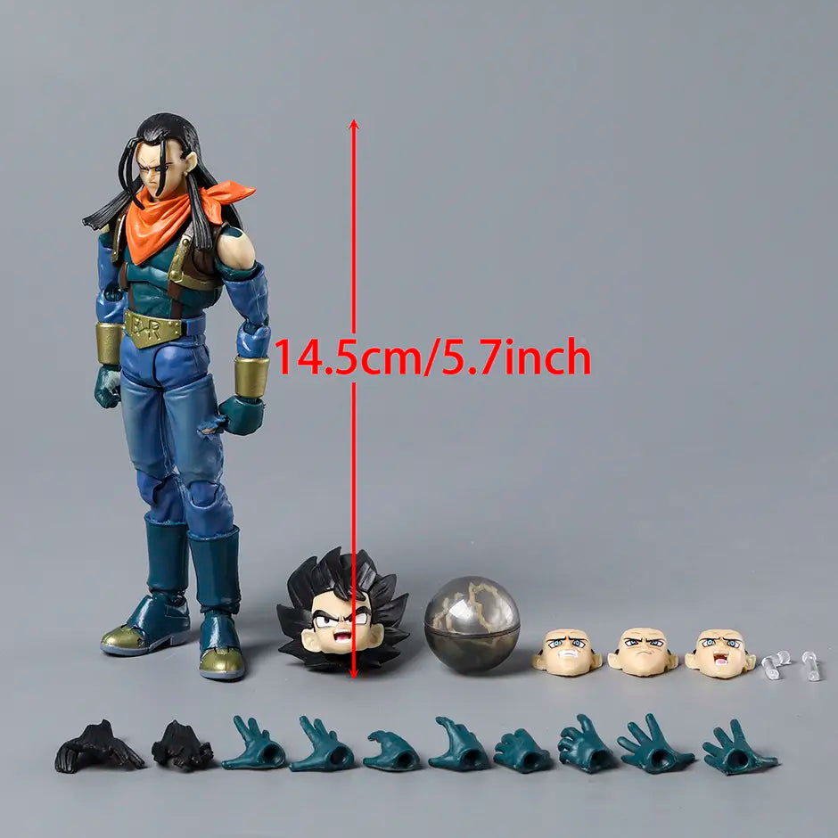 Action-Figure Articulável Super Android 17 (14,5cm)
