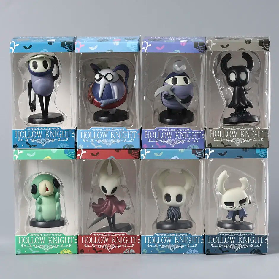 Action-Figures Hollow Knight Pacote 8 peças (6-8cm)