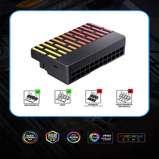 Adaptador ATX de 24 pines y 5 pines