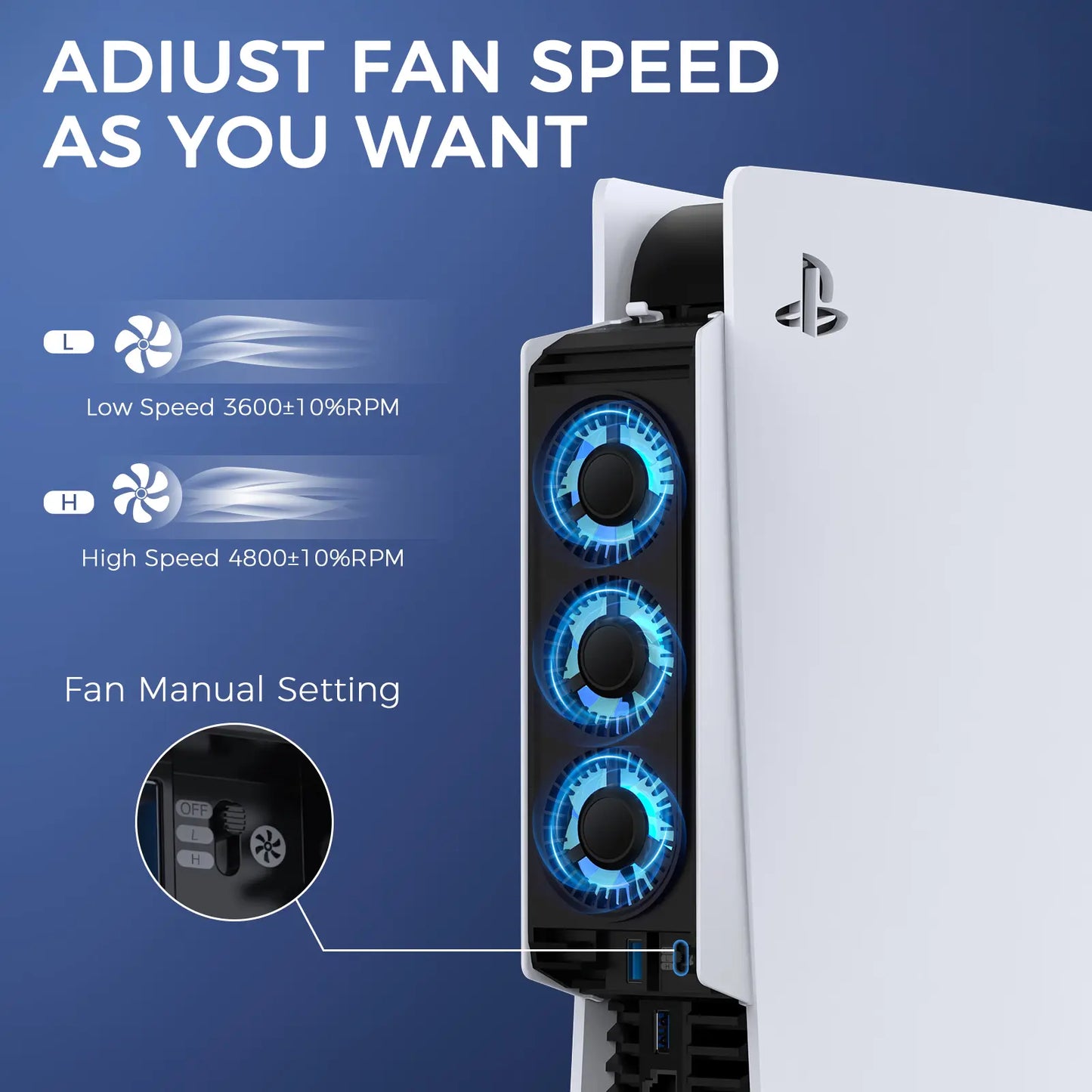 Aircooler PS5 Triple-Fan