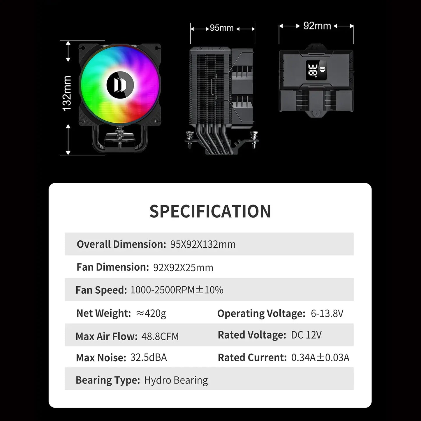 Aircooler Walrus Assassin 90mm