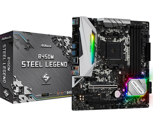 ASRock B450M Steel Legends Motherboard