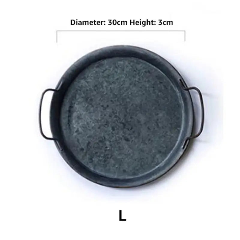 Vintage 1920s Cast Iron Tray