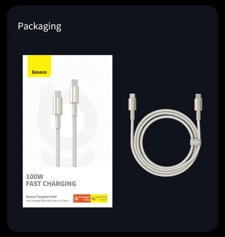 Baseus Type-C Cable 100W 5A