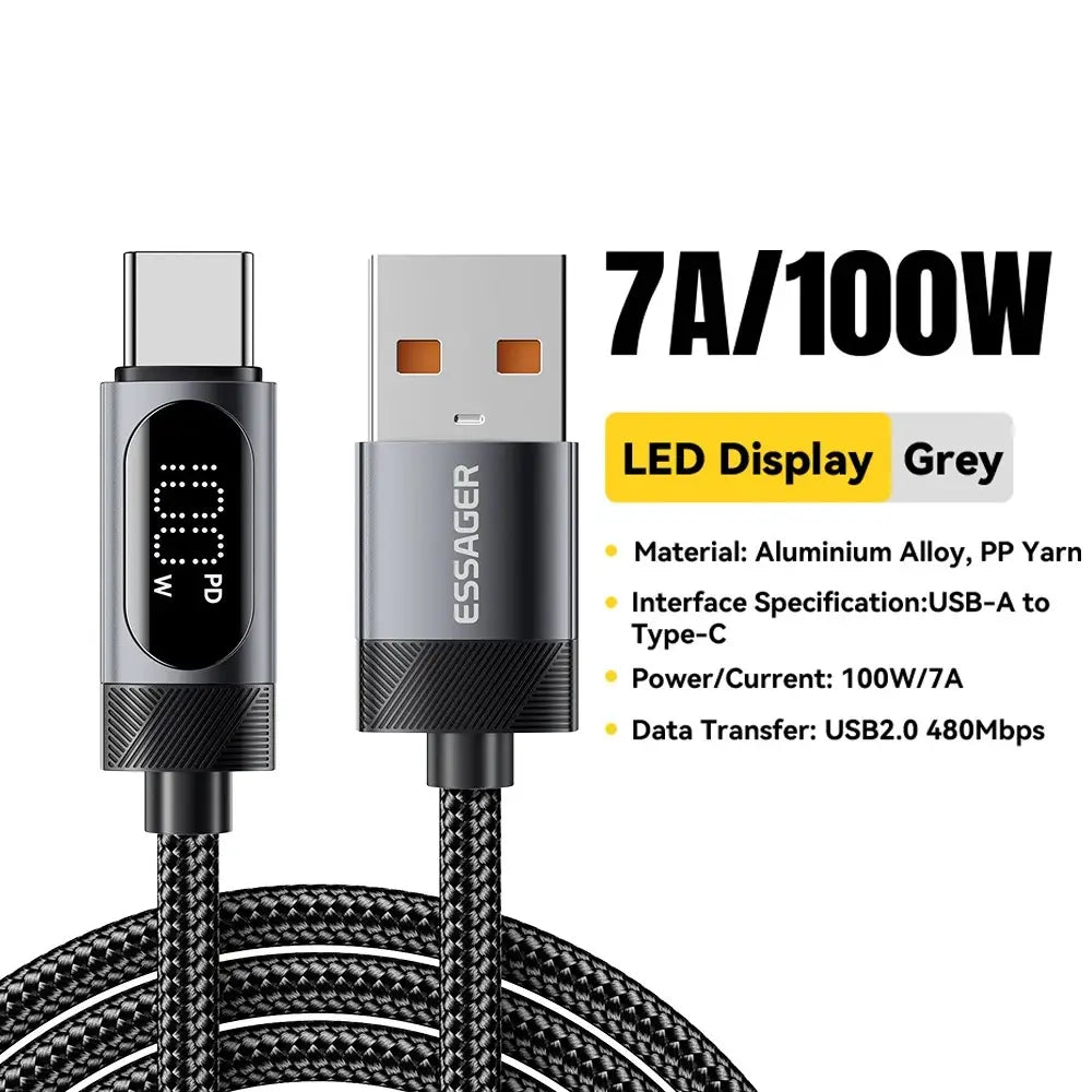 Type-C Digital Cable 100W 5A