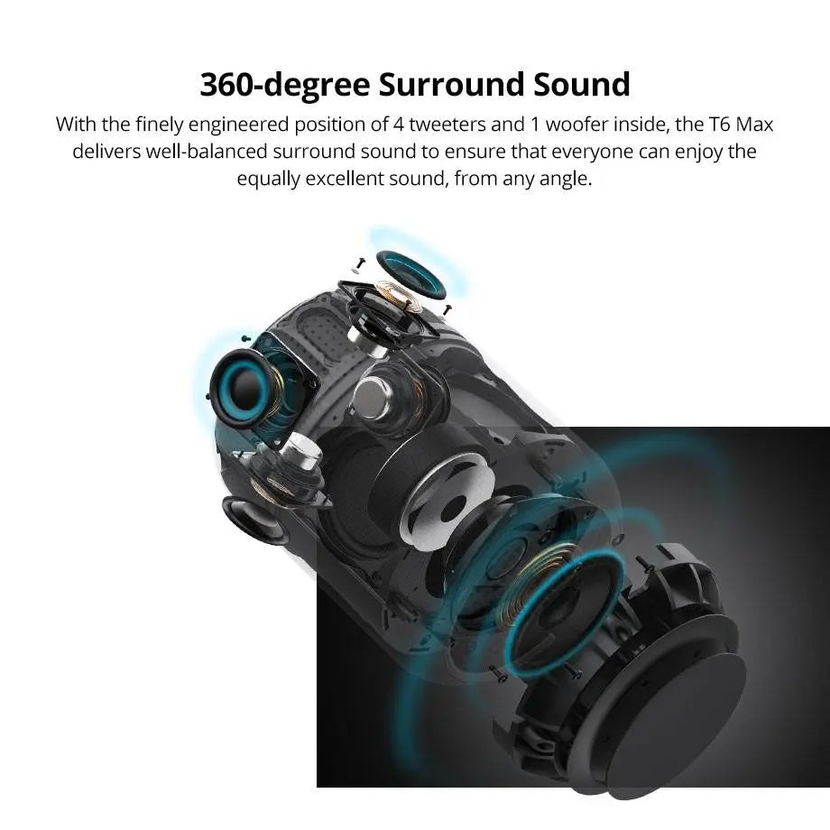 T6 Max Portable Speaker