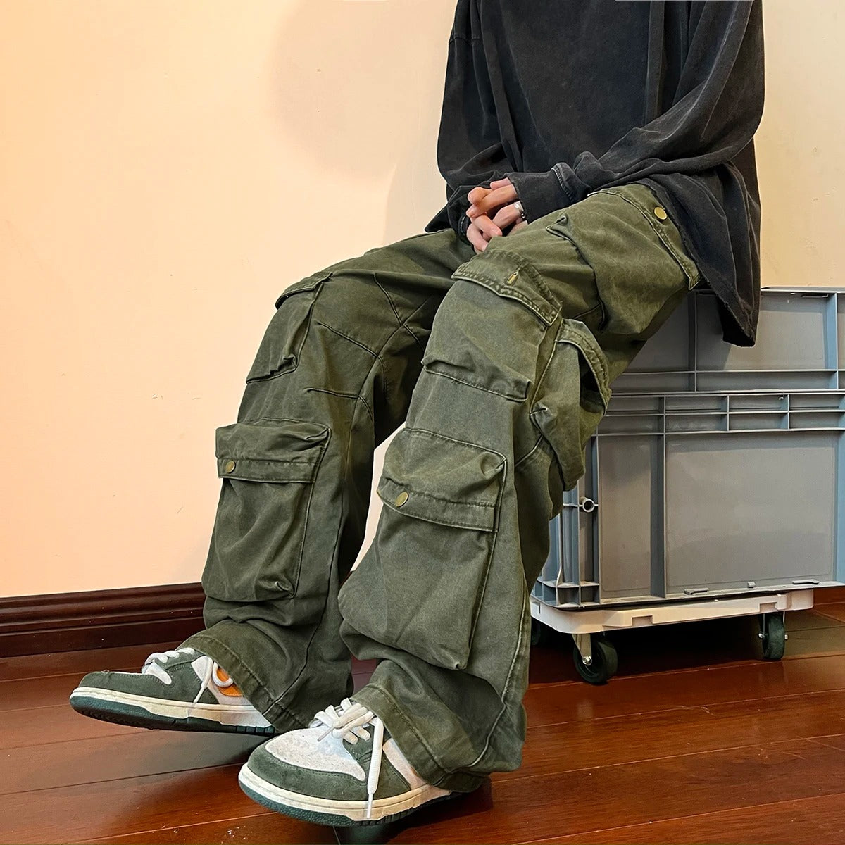 Calça Cargo Harajuku HH