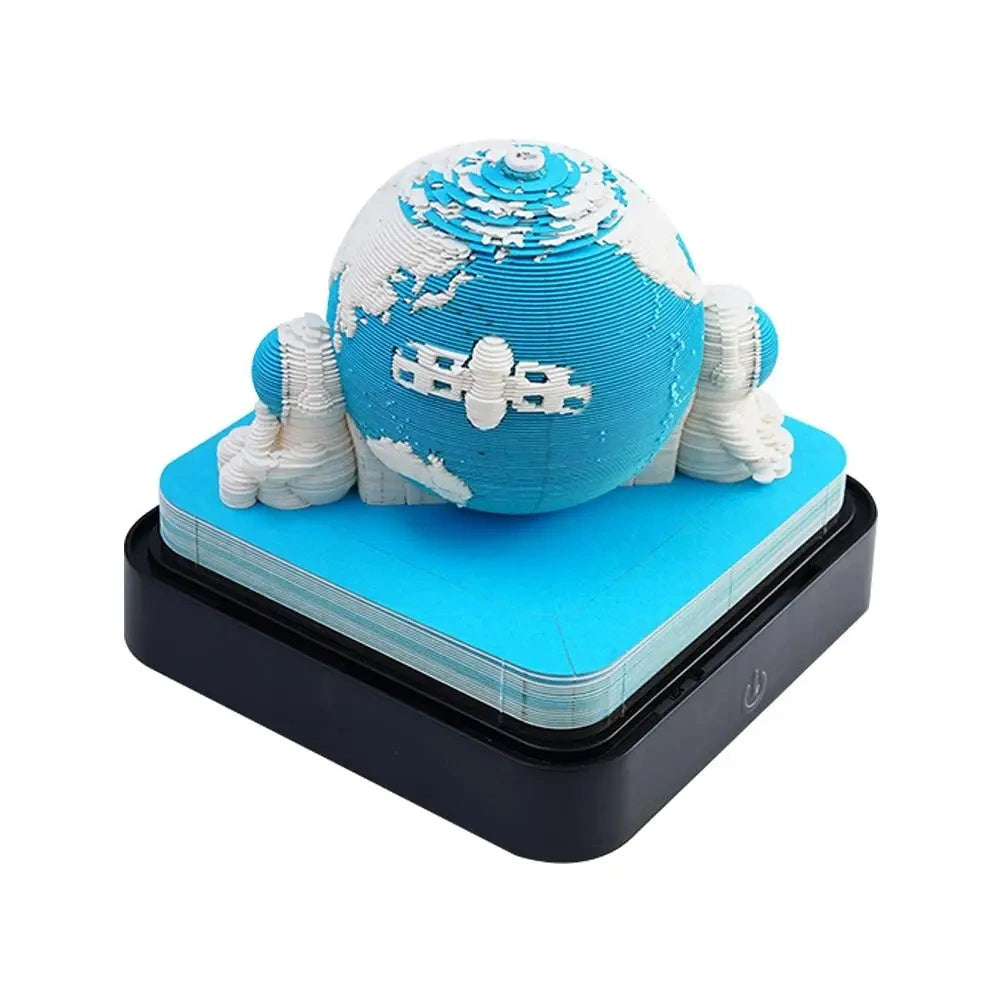 Calendario de bloc de notas 3D