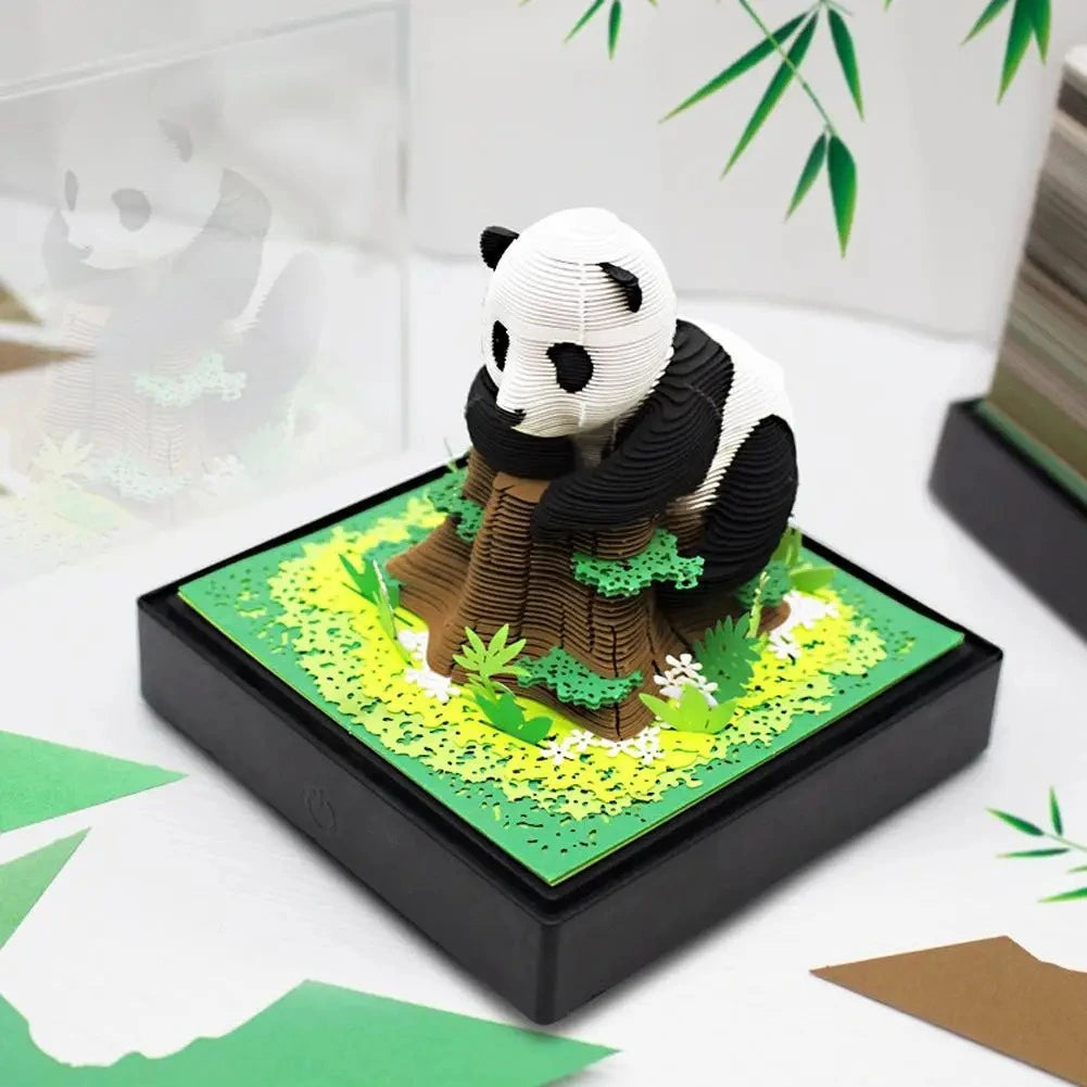 Calendário Panda Pad 3D