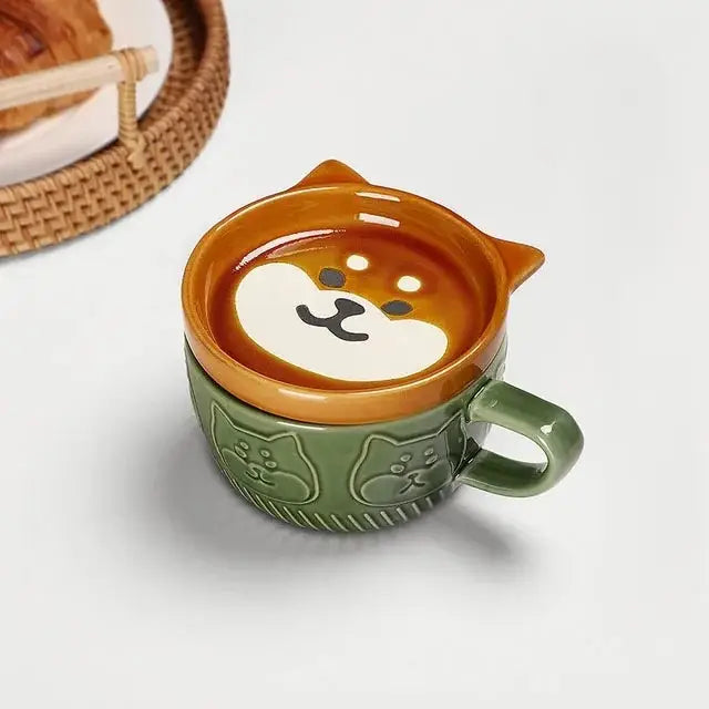 Doggokko Mug & Plate
