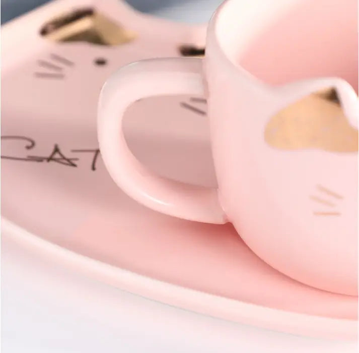 Goldenkitty Mug and Saucer 200ml