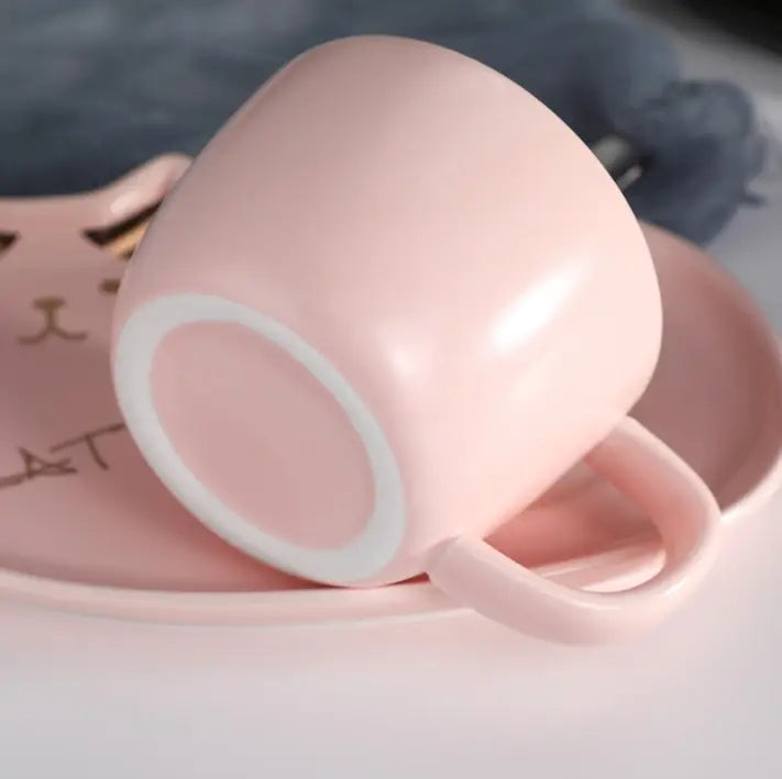 Goldenkitty Mug and Saucer 200ml