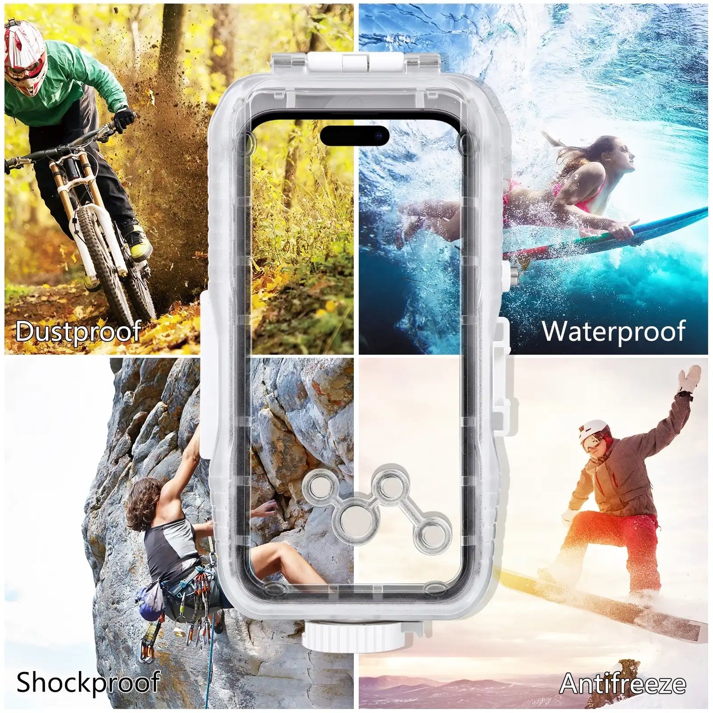 Funda de buceo para iPhone – Hasta 40 m