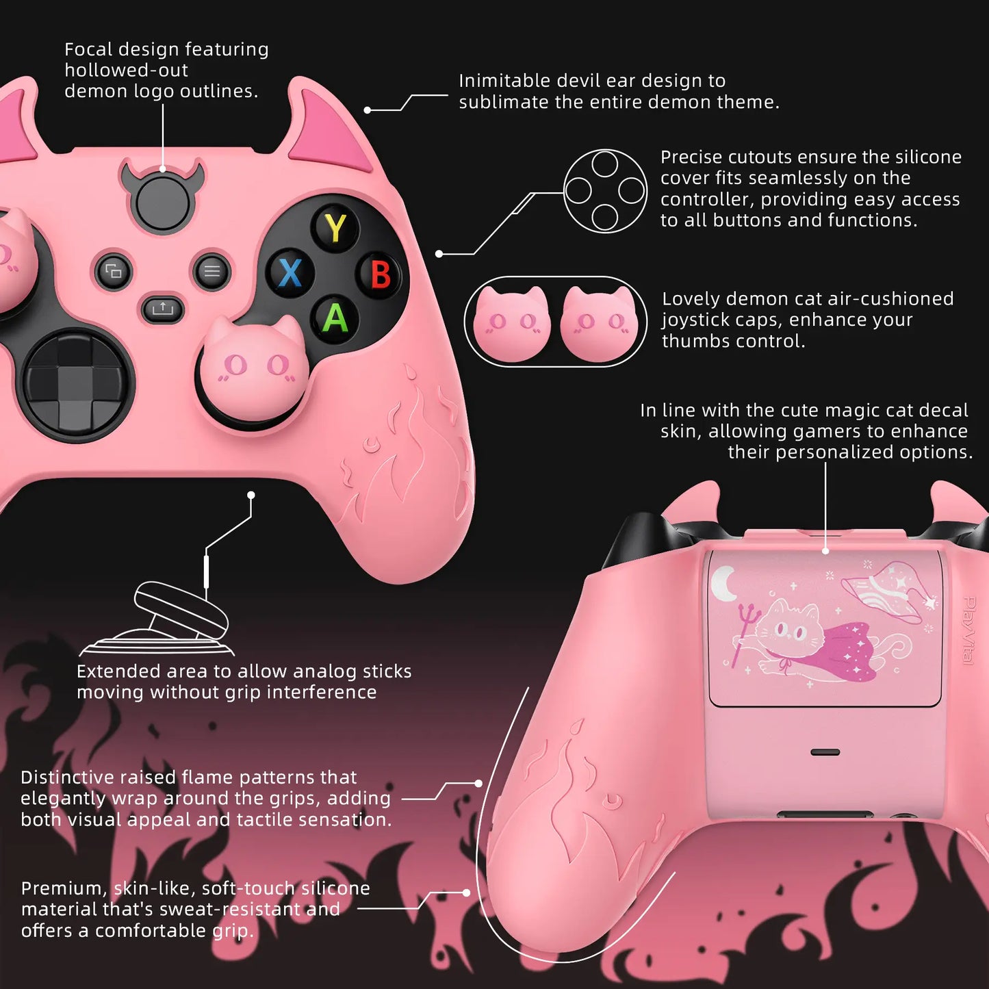 Cute Demon XBOX Protective Cover