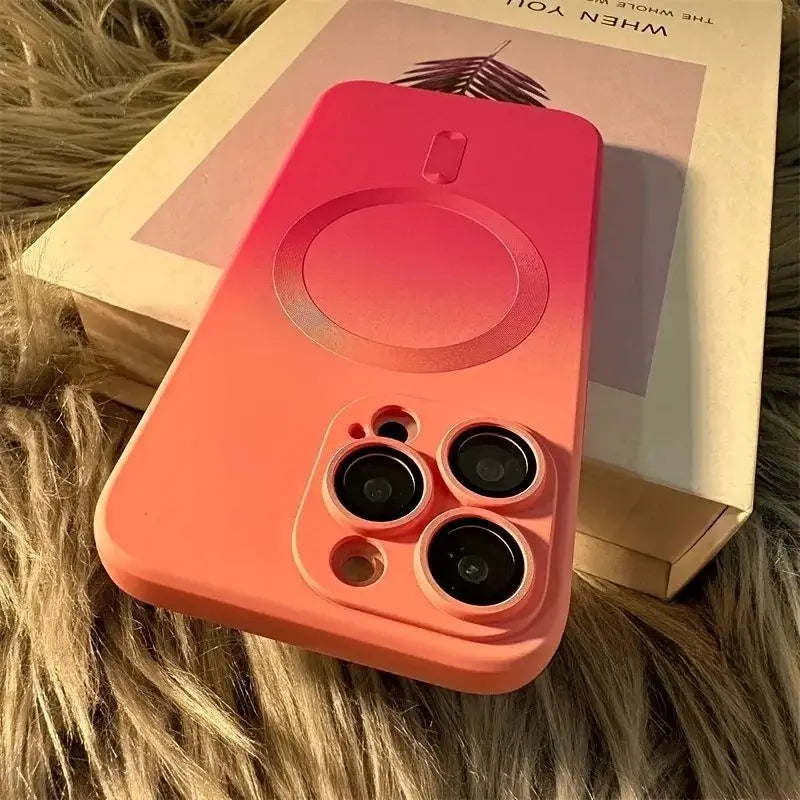 Funda protectora con degradado en Y para iPhone