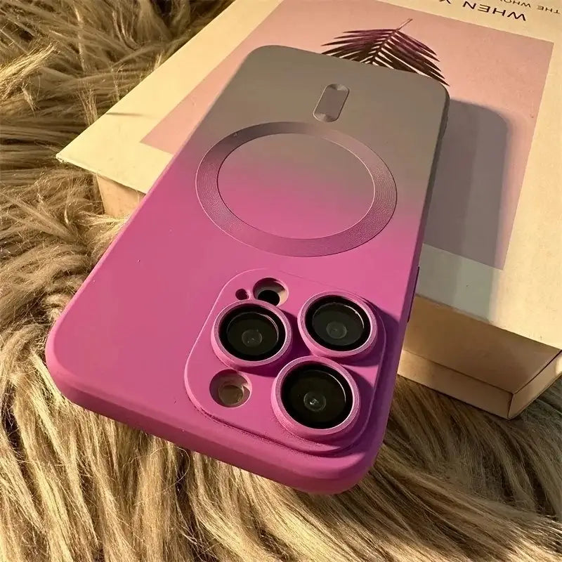 Funda protectora con degradado en Y para iPhone