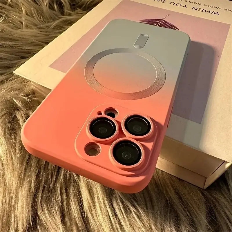 Funda protectora con degradado en Y para iPhone