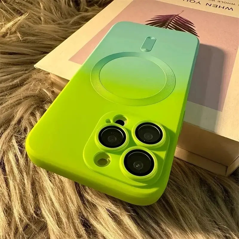 Funda protectora con degradado en Y para iPhone