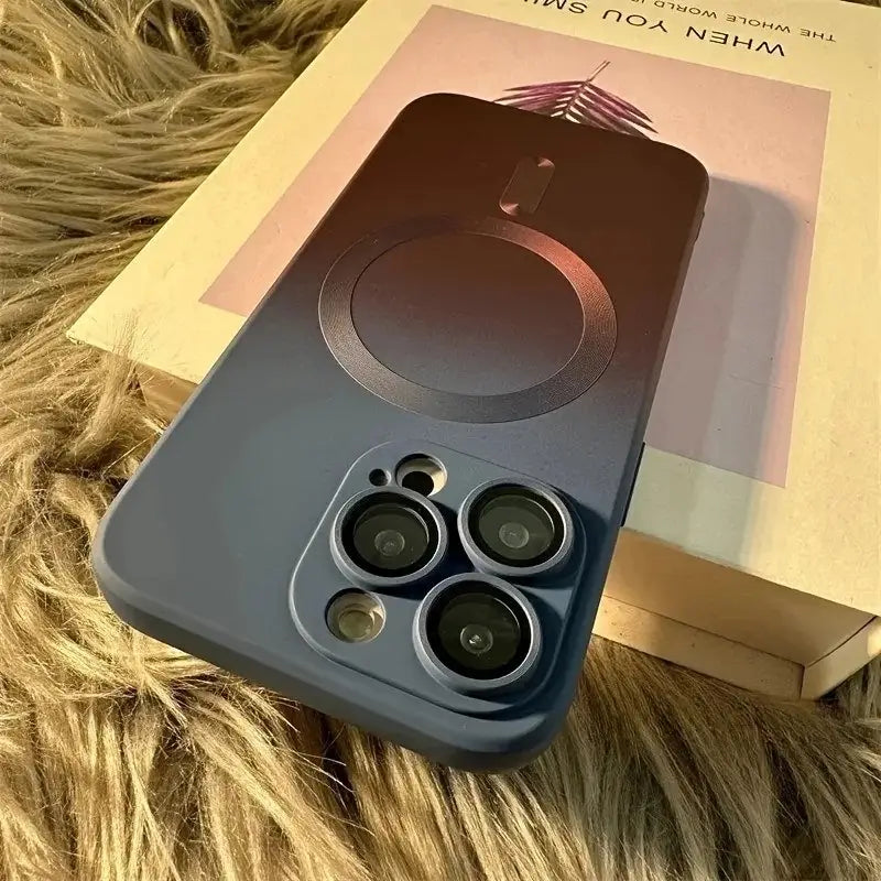 Funda protectora con degradado en Y para iPhone