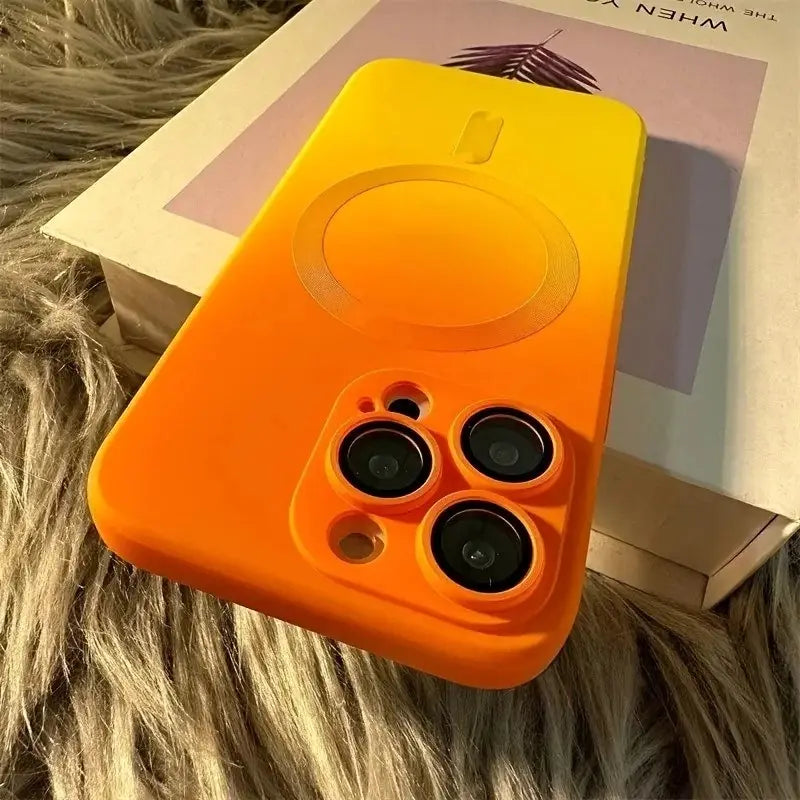 Funda protectora con degradado en Y para iPhone