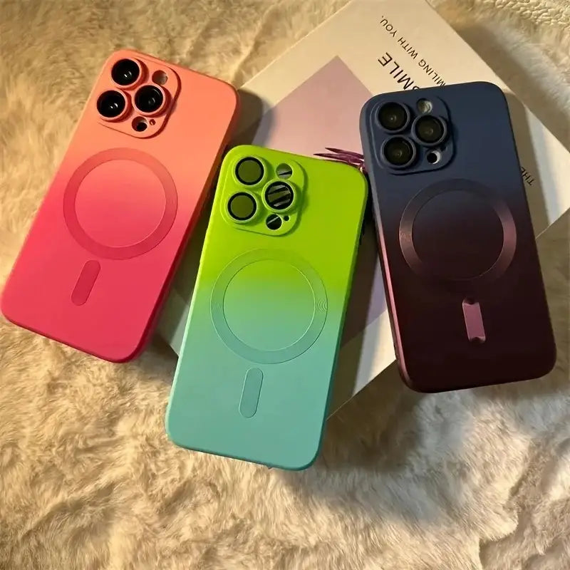 Funda protectora con degradado en Y para iPhone