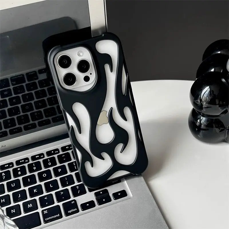 Funda protectora hueca y delgada para iPhone