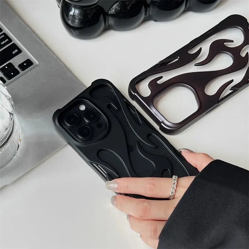 Funda protectora hueca y delgada para iPhone