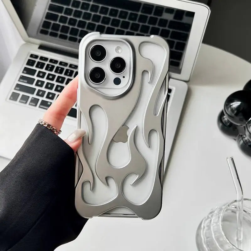 Funda protectora hueca y delgada para iPhone