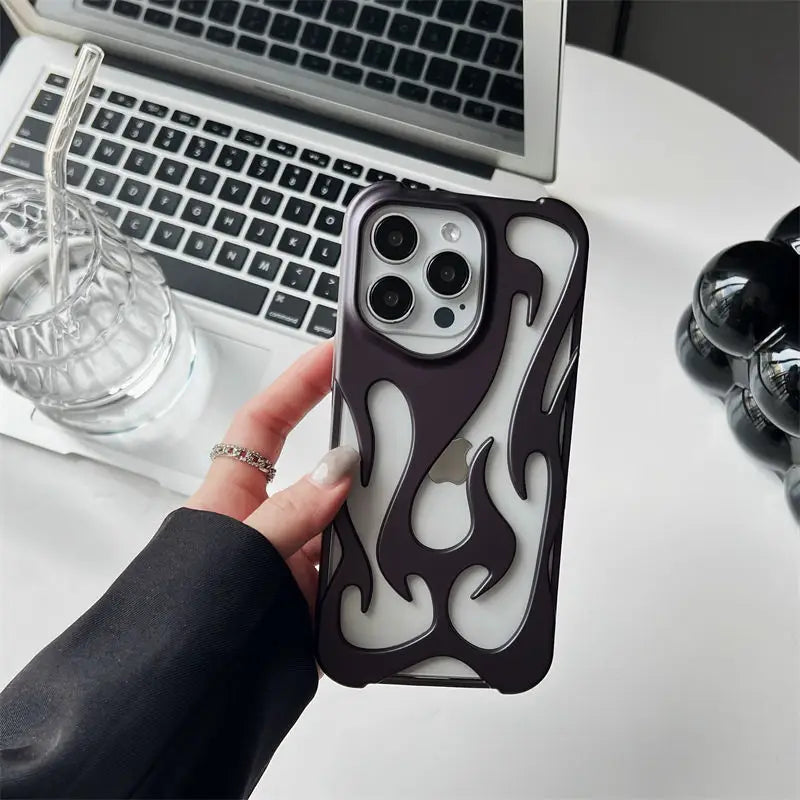 Funda protectora hueca y delgada para iPhone