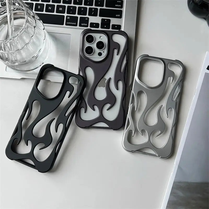 Funda protectora hueca y delgada para iPhone