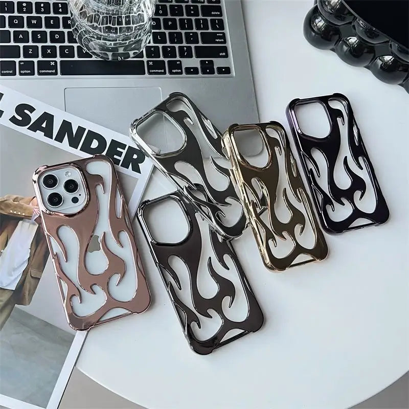Funda protectora hueca y delgada para iPhone
