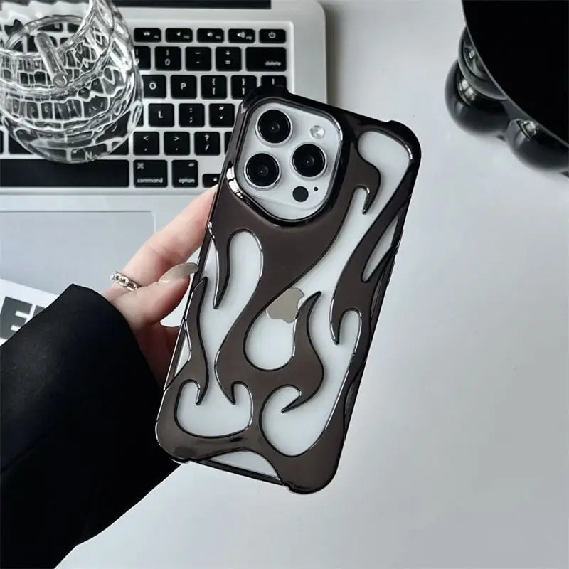 Funda protectora hueca y delgada para iPhone