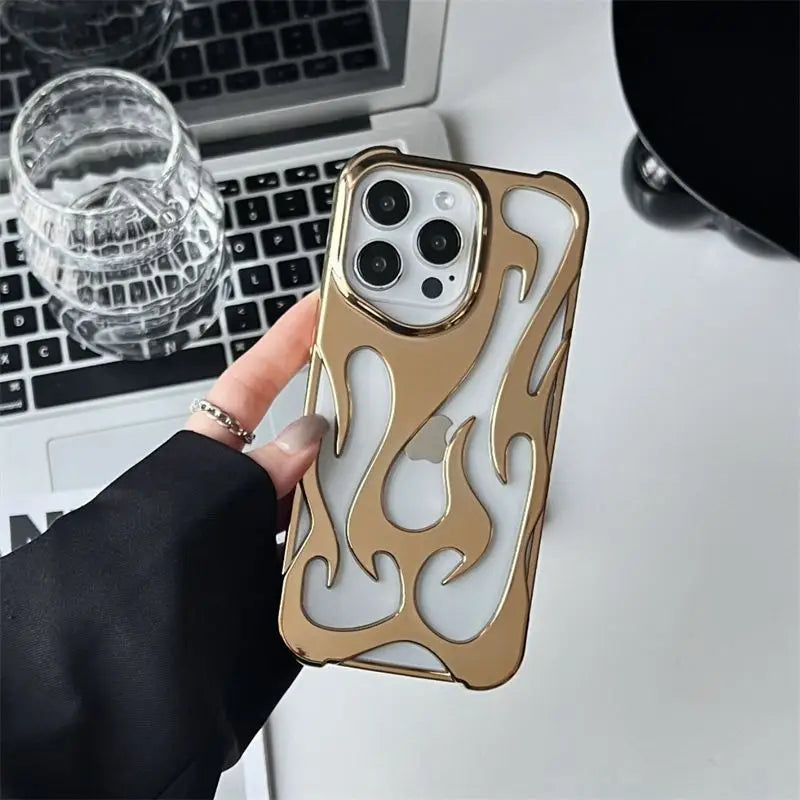 Funda protectora hueca y delgada para iPhone