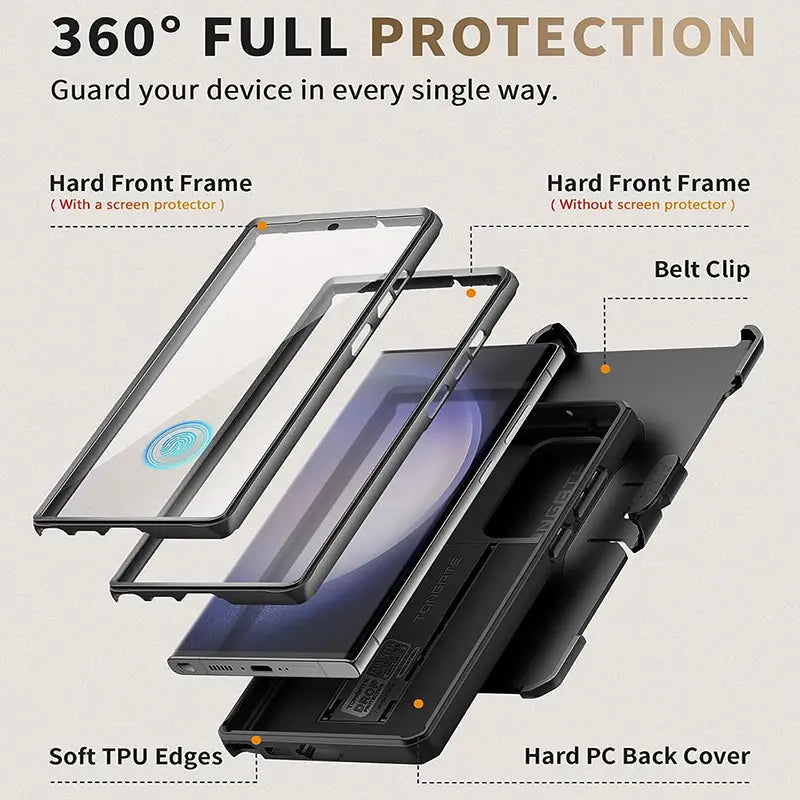Capa de Proteção Shockproof - Galaxy S24 Ultra
