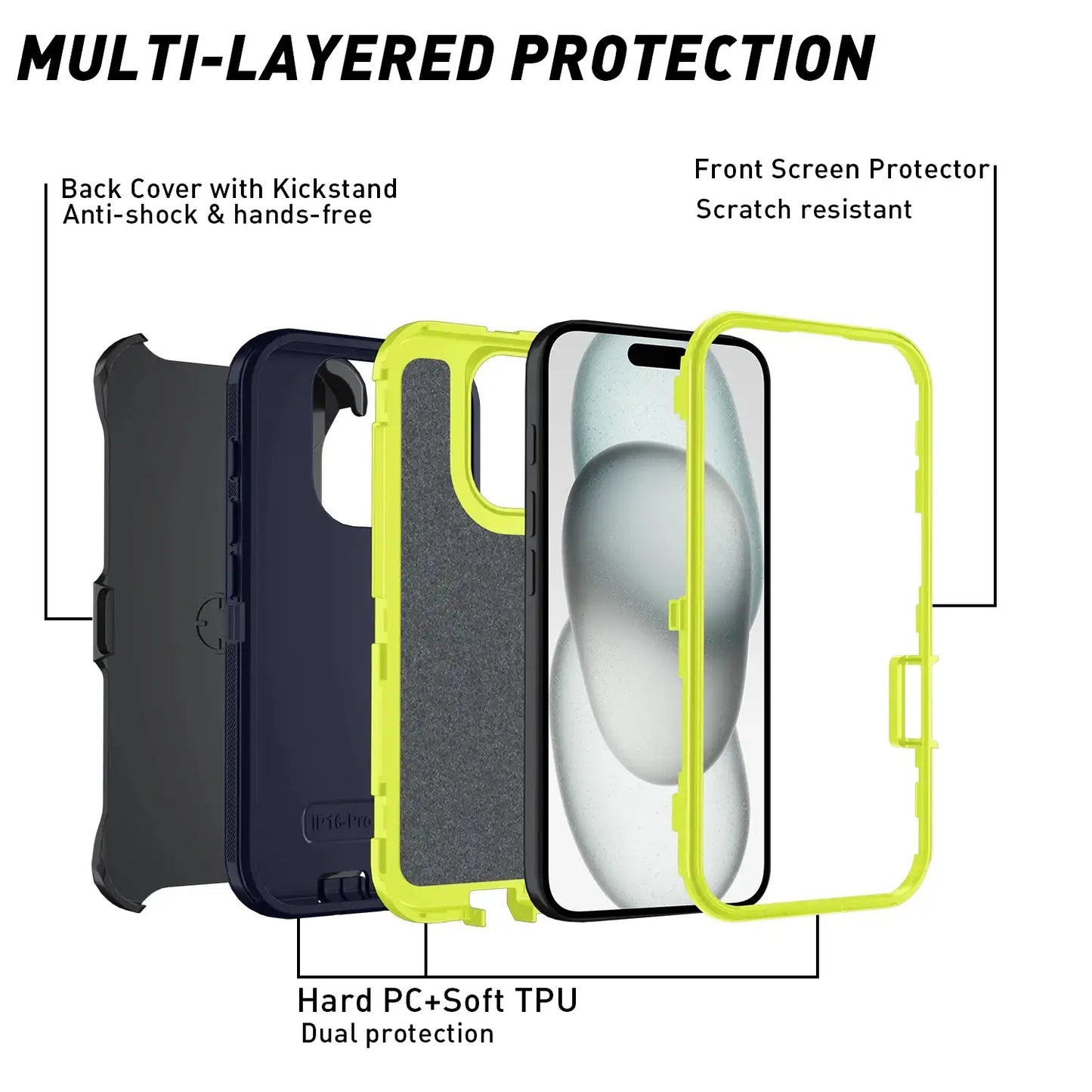 Funda protectora de TPU para iPhone