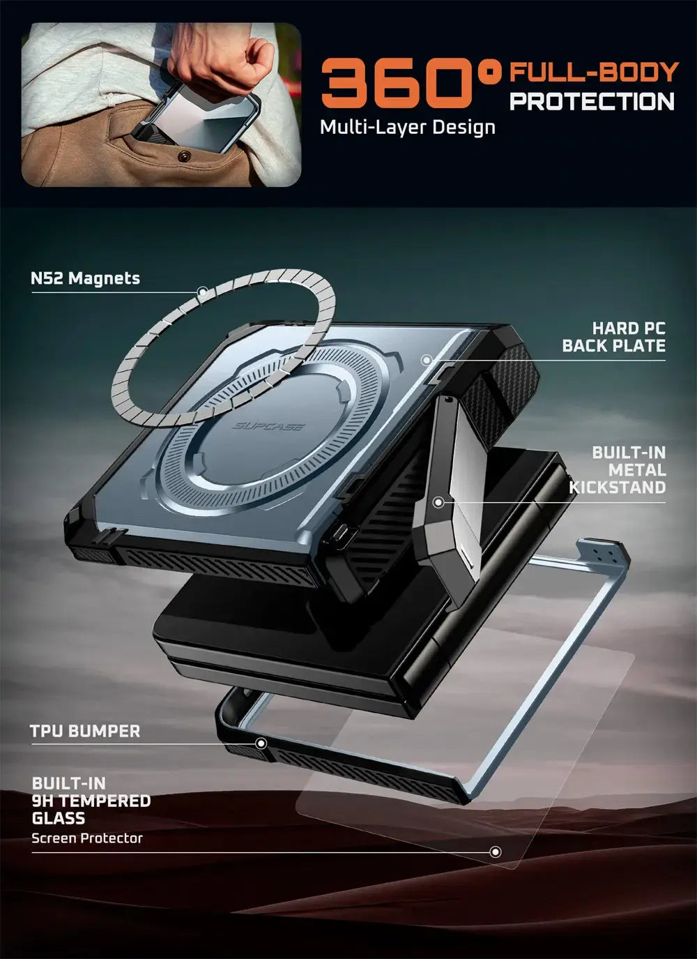 Capa de Proteção UB Grip A (Galaxy Z Flip 7)