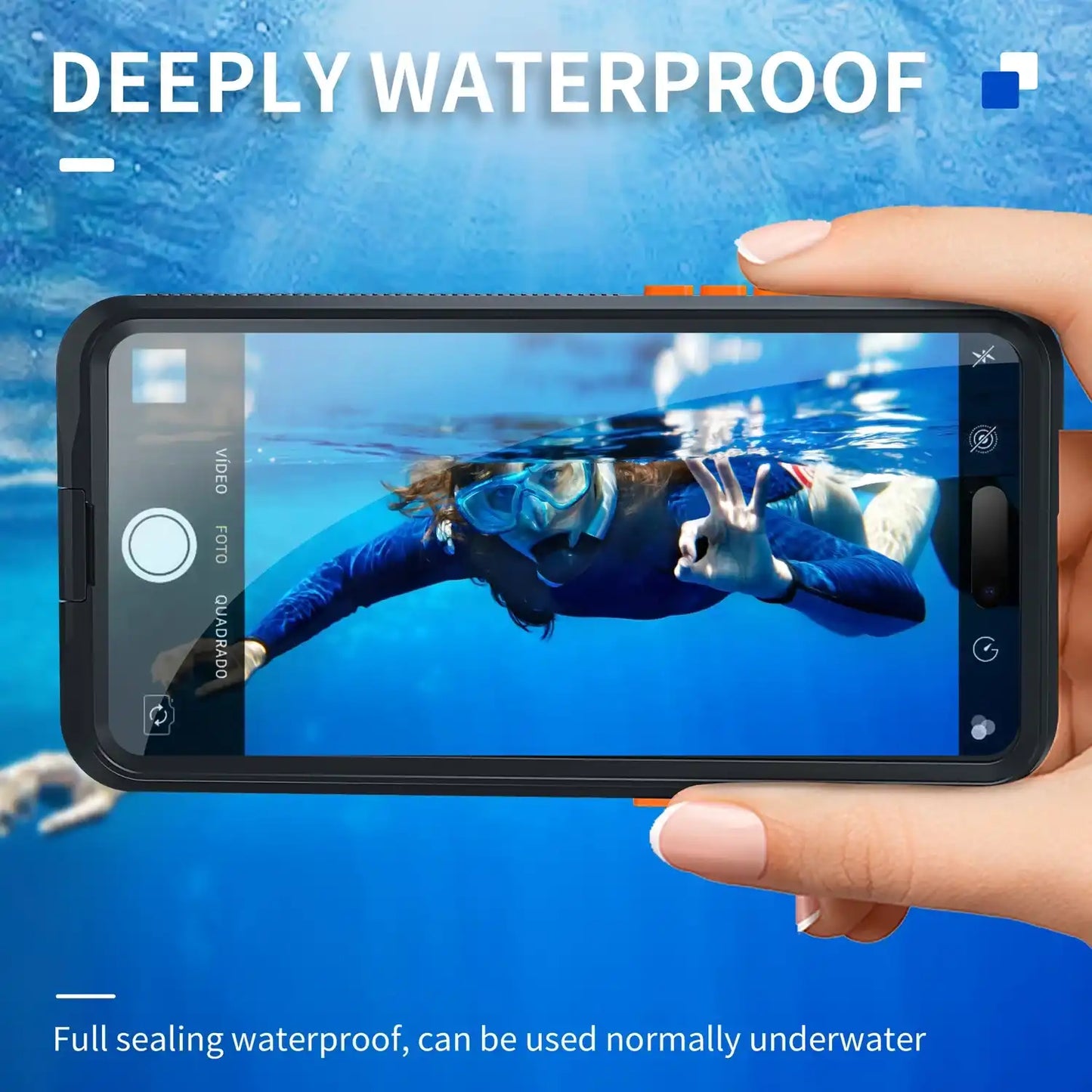 Funda de protección impermeable IP68 para iPhone